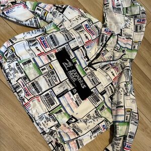 Forever 21 Multicolor Graphic Jacket